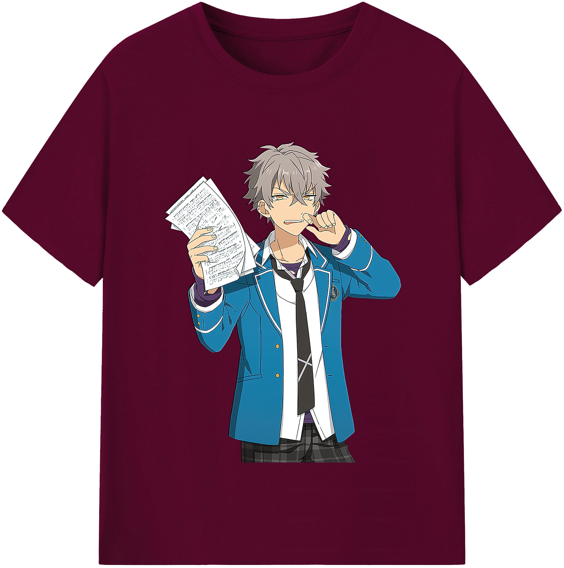 （画像用） あんさんぶるスターズ! Ensemble Stars レディースカジュアルプリントTシャツ（綿100％）